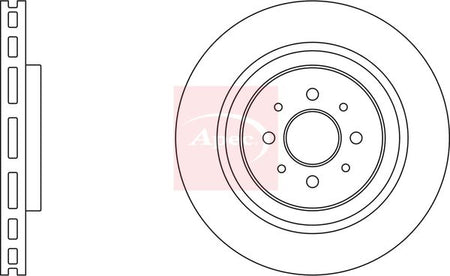 Apec DSK2967 Brake Disc - 1