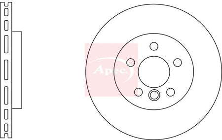 Apec DSK2970 Brake Disc - 1