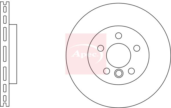 Apec DSK2970 Brake Disc - 1