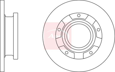 Apec DSK2978 Brake Disc - 1