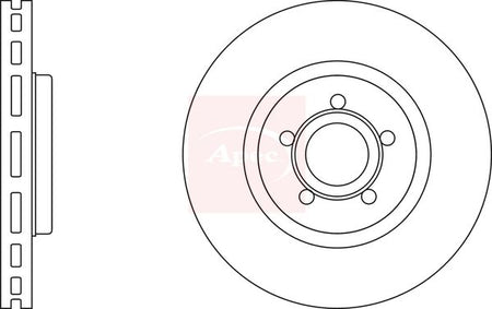 Apec DSK2980 Brake Disc - 1