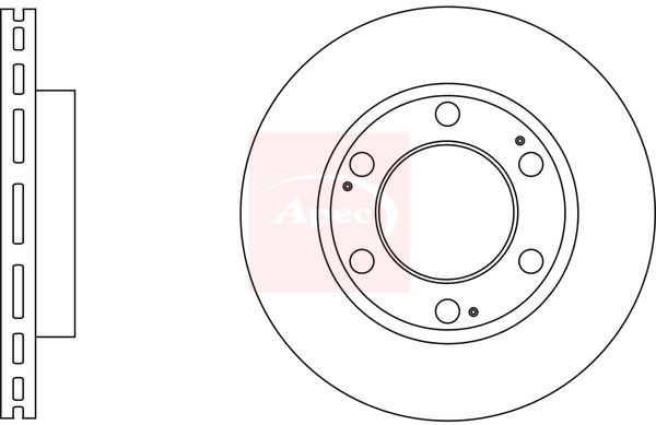 Apec DSK2988 Brake Disc - 1