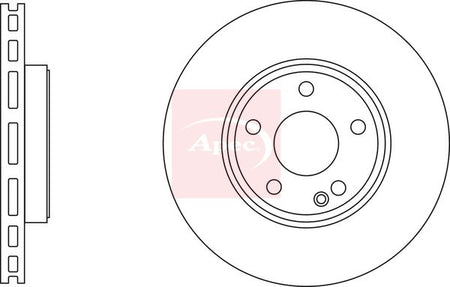 Apec DSK2991 Brake Disc - 1