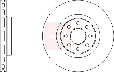 Apec DSK2998 Brake Disc - 1
