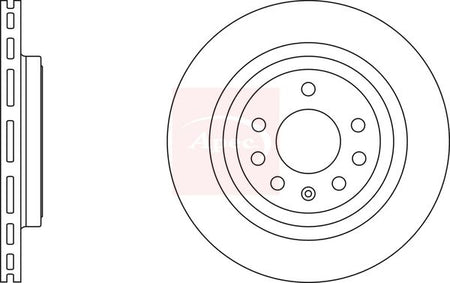 Apec DSK3002 Brake Disc - 1