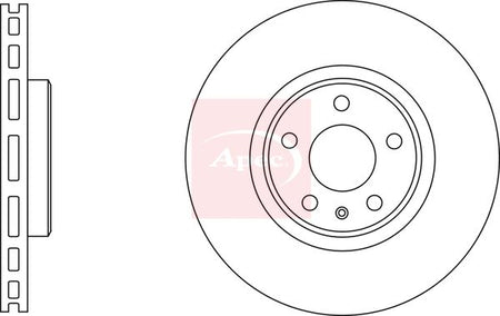 Apec DSK3003 Brake Disc - 1