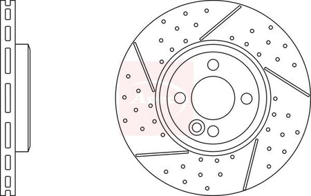 Apec DSK3006 Brake Disc - 1