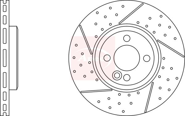 Apec DSK3006 Brake Disc - 1