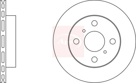 Apec DSK300 Brake Disc - 1