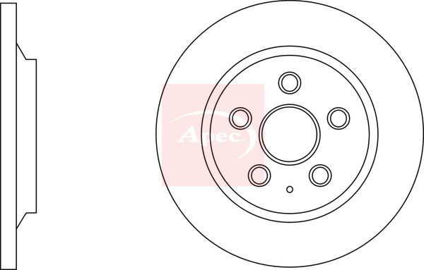 Apec DSK3010 Brake Disc - 1