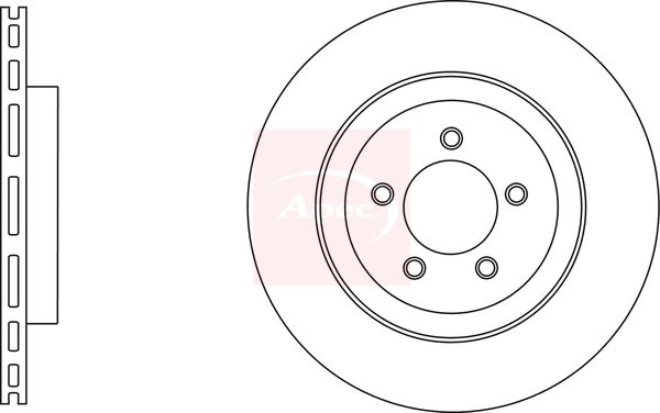 Apec DSK3011 Brake Disc - 1