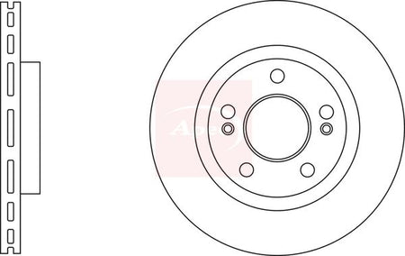 Apec DSK3019 Brake Disc - 1