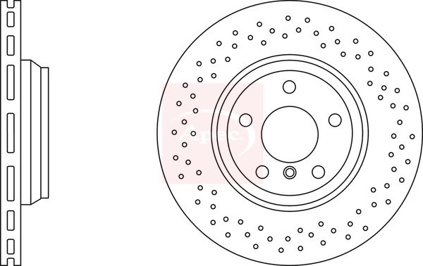 Apec DSK3021 Brake Disc - 1