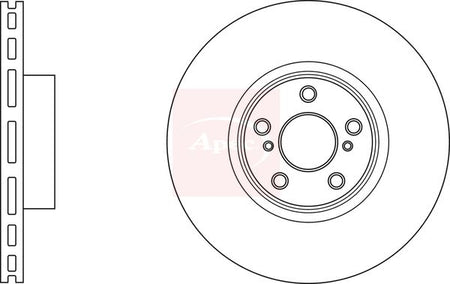 Apec DSK3027 Brake Disc - 1