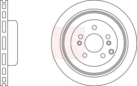 Apec DSK3029 Brake Disc - 1
