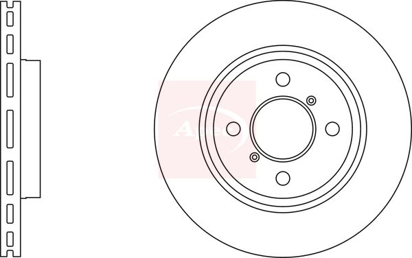 Apec DSK3031 Brake Disc - 1