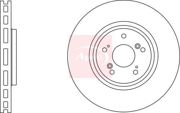 Apec DSK3033 Brake Disc - 1