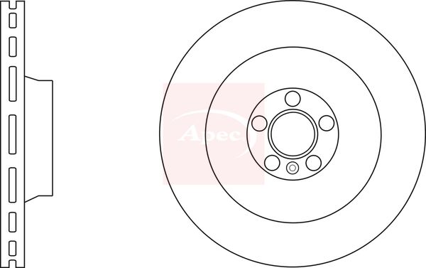 Apec DSK3034 Brake Disc - 1