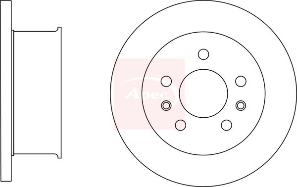 Apec DSK3036 Brake Disc - 1