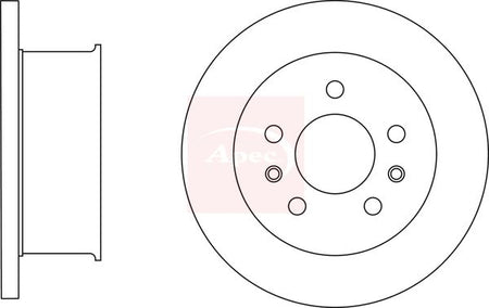 Apec DSK3036 Brake Disc - 1