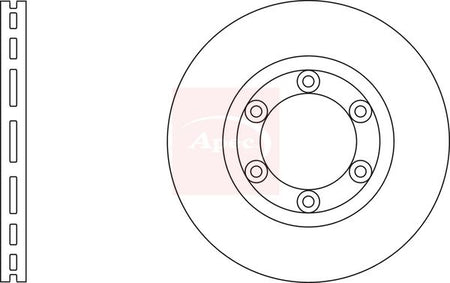 Apec DSK3037 Brake Disc - 1