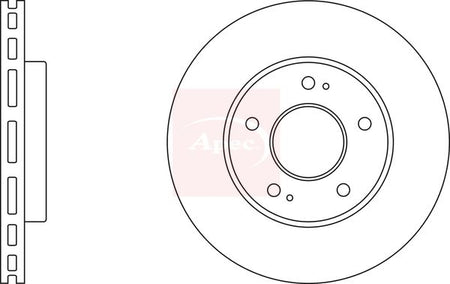 Apec DSK3038 Brake Disc - 1