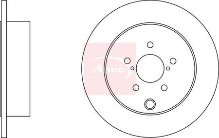 Apec DSK3040 Brake Disc - 1