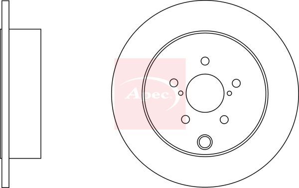 Apec DSK3040 Brake Disc - 1