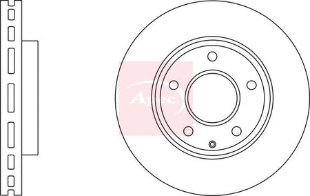 Apec DSK3044 Brake Disc - 1