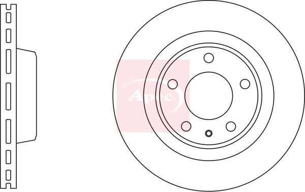 Apec DSK3048 Brake Disc - 1