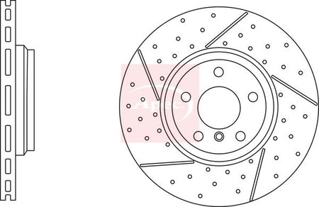 Apec DSK3050 Brake Disc - 1