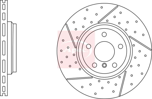 Apec DSK3050 Brake Disc - 1