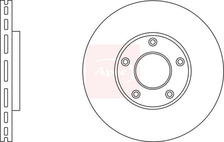 Apec DSK3052 Brake Disc - 1