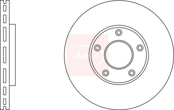 Apec DSK3052 Brake Disc - 1