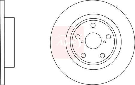 Apec DSK3053 Brake Disc - 1