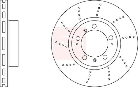 Apec DSK3060 Brake Disc - 1