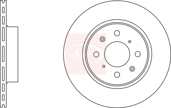 Apec DSK3066 Brake Disc - 1
