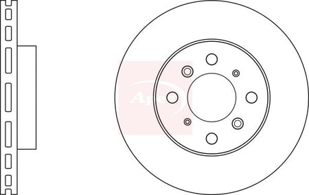 Apec DSK3068 Brake Disc - 1