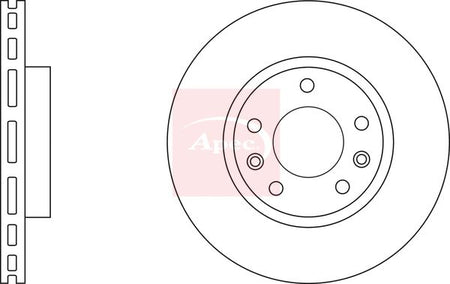 Apec DSK3081 Brake Disc - 1