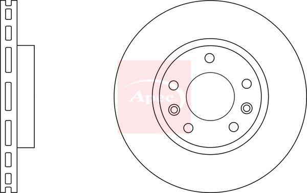 Apec DSK3081 Brake Disc - 1