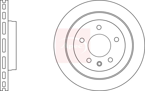 Apec DSK3083 Brake Disc - 1