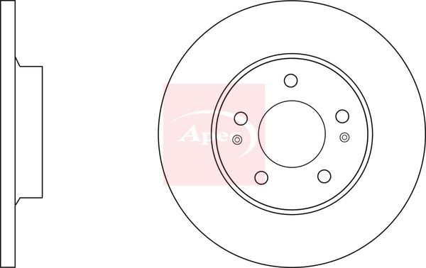 Apec DSK3090 Brake Disc - 1