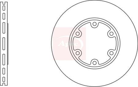Apec DSK3096 Brake Disc - 1