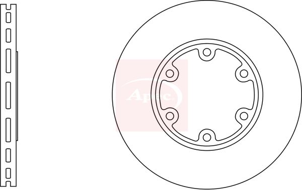 Apec DSK3096 Brake Disc - 1