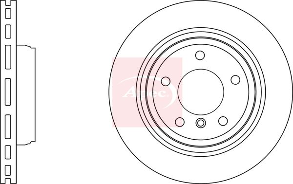Apec DSK3101 Brake Disc - 1