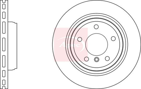 Apec DSK3101 Brake Disc - 1
