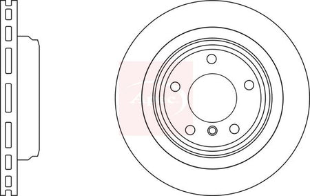 Apec DSK3103 Brake Disc - 1
