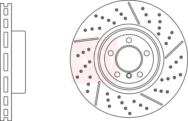 Apec DSK3106 Brake Disc - 1