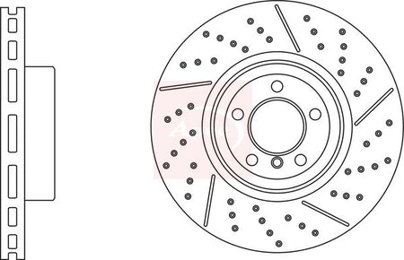 Apec DSK3106 Brake Disc - 1
