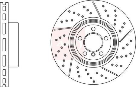 Apec DSK3107 Brake Disc - 1
